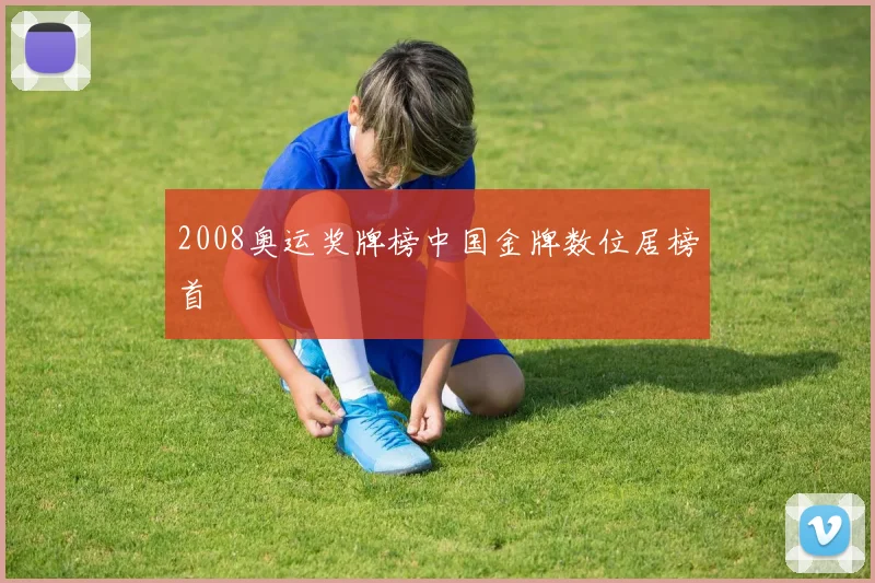 2008奥运奖牌榜中国金牌数位居榜首