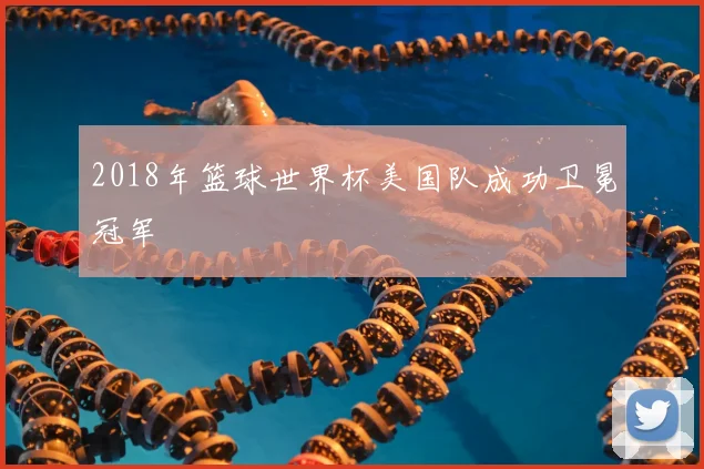 2018年篮球世界杯美国队成功卫冕冠军